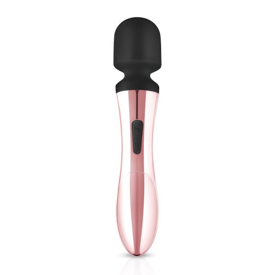 Rosy Gold Wand Curve - akumulátorový masážní vibrátor (rose gold)