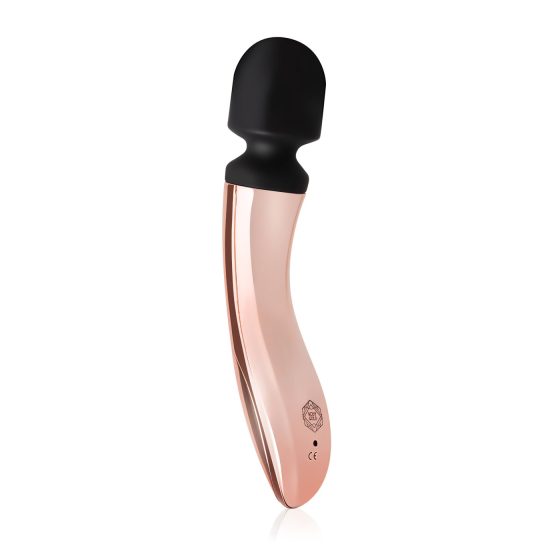 Rosy Gold Wand Curve - akumulátorový masážní vibrátor (rose gold)