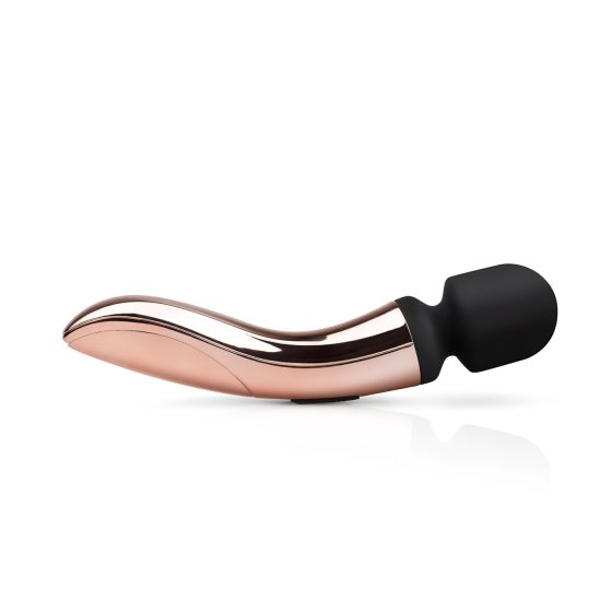 Rosy Gold Wand Curve - akumulátorový masážní vibrátor (rose gold)