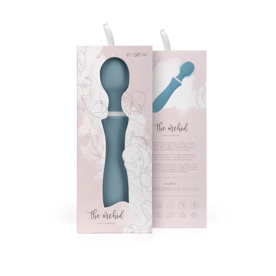 Bloom Orchid Hůlka - akumulátorový masážní vibrátor (tyrkysový)