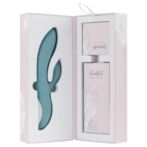 Bloom Violet Rabbit - vibrátor na bod G a klitoris - modrozelený