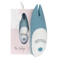   Bloom Tulip - akumulátorový silikonový vibrátor na klitoris (tyrkysový)