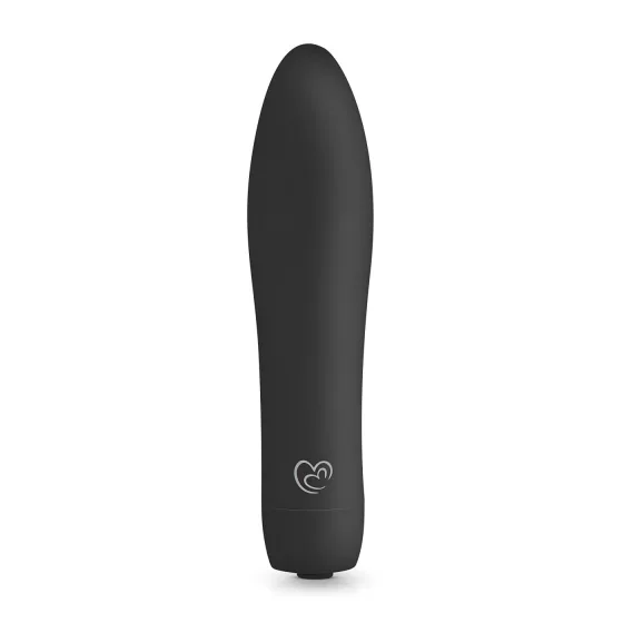 Easytoys - vibrátor na klitoris a tělo - nabíjecí, černý