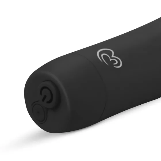 Easytoys - vibrátor na klitoris a tělo - nabíjecí, černý