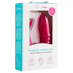 Easytoys - prstový vibrátor 2v1 - růžový