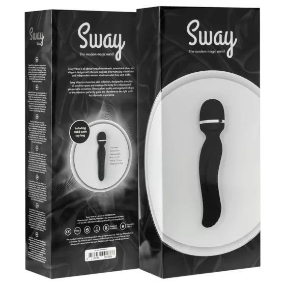Sway No.4 Wand - masážní vibrátor - dobíjecí - černý