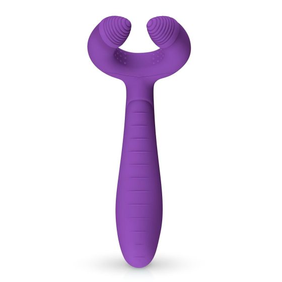 Easytoys Couple - akumulátorový, vodotěsný párový vibrátor (fialový)
