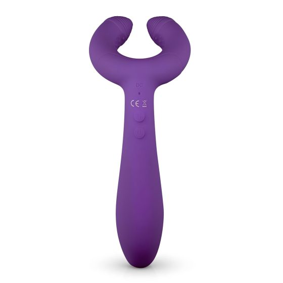 Easytoys Couple - akumulátorový, vodotěsný párový vibrátor (fialový)