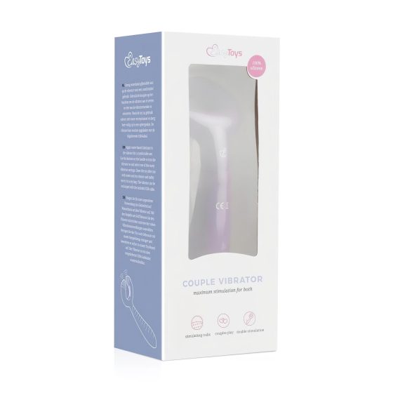 Easytoys Couple - akumulátorový, vodotěsný párový vibrátor (fialový)