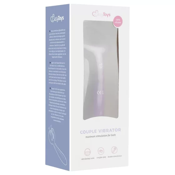 Easytoys - párový vibrátor - nabíjecí, vodotěsný - fialový