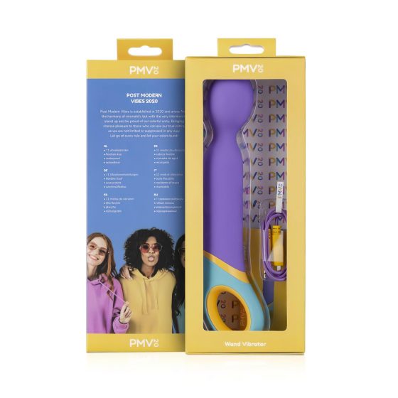 PMV20 Base Wand - akumulátorový masážní vibrátor (fialový)