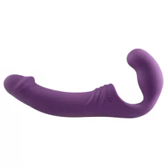   Easytoys - připínací vibrátor bez popruhů - akumulátorový - fialový