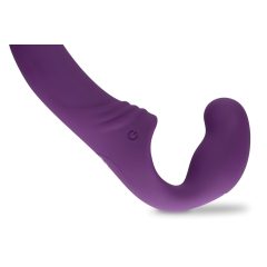   Easytoys – akumulátorový připínací vibrátor bez popruhu (fialový)