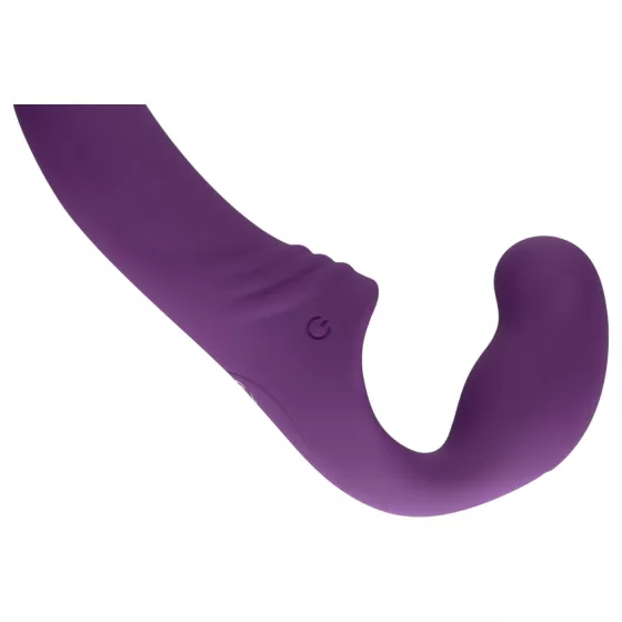 Easytoys - připínací vibrátor bez popruhů - akumulátorový - fialový