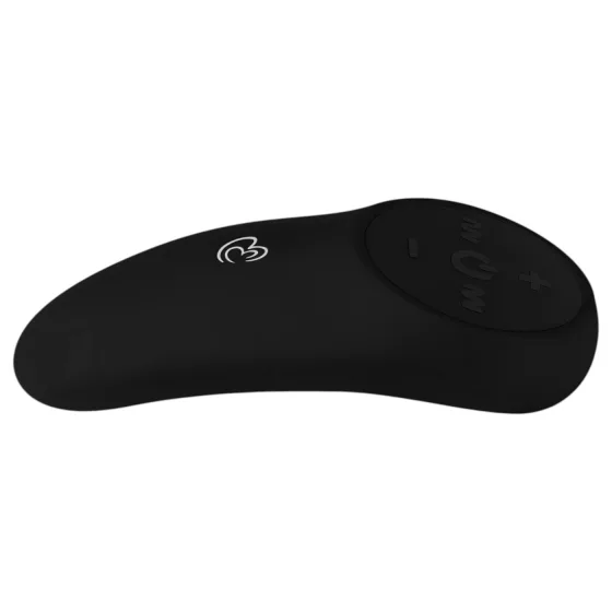 EasyToys - nositelné akumulátorové, vodotěsné, rádiové vibrační vajíčko (černé)