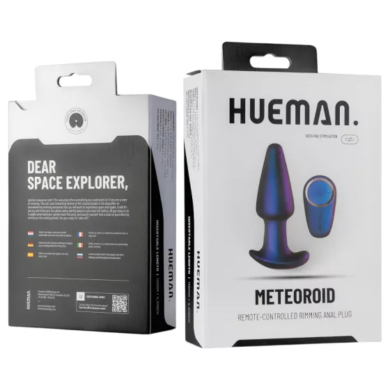 Hueman Meteoroid - anální vibrátor s rotačními kuličkami a dálkovým ovládáním