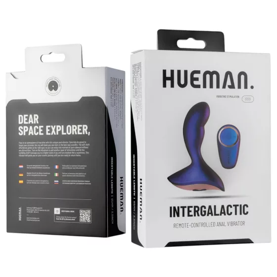 Hueman Intergalactic - anální vibrátor - fialový