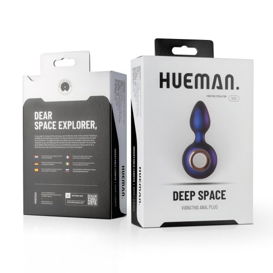 Hueman Deep Space - bezdrátový anální vibrátor (fialový)
