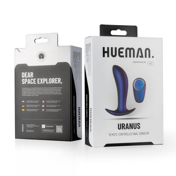 Hueman Uranus - nabíjecí, rádiový anální vibrátor (fialový)