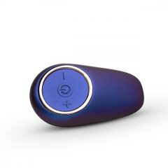   Hueman Hole Anal Vibrator With Cockring - nabíjecí anální vibrátor a kroužek na penis (fialový)