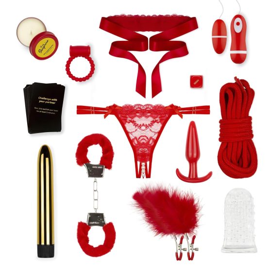 LoveBoxxx Sexy Surprise Vajíčko - vibrační sada (14 ks)