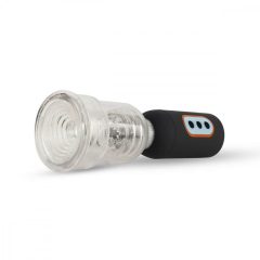   CRUIZR CS07 - bezdrátová vibrační pumpa na penis (černá-transparentní)