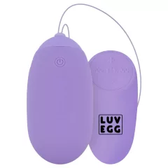   LUV EGG XL - nositelné akumulátorové rádiové vibrační vajíčko (fialové)