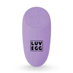  LUV EGG XL - vibrační vajíčko na dálkové ovládání - dobíjecí - fialové