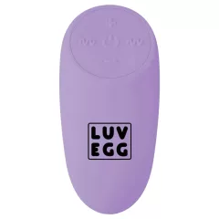   LUV EGG XL - nositelné akumulátorové rádiové vibrační vajíčko (fialové)