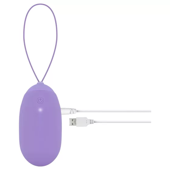 LUV EGG XL - nositelné akumulátorové rádiové vibrační vajíčko (fialové)