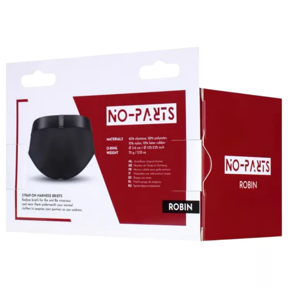 No-Parts Robin - připínací kalhotky - černé - S