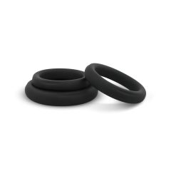   Easytoys Explore Ring - sada erekčních kroužků - 3 kusy (černá)
