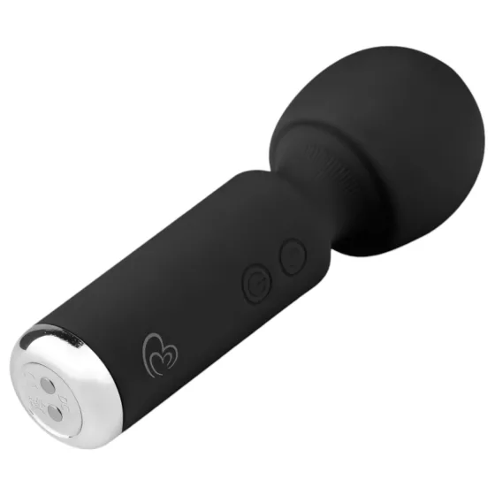 Easytoys - mini masážní vibrátor - dobíjecí - černý