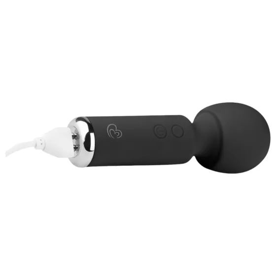 Easytoys - mini masážní vibrátor - dobíjecí - černý