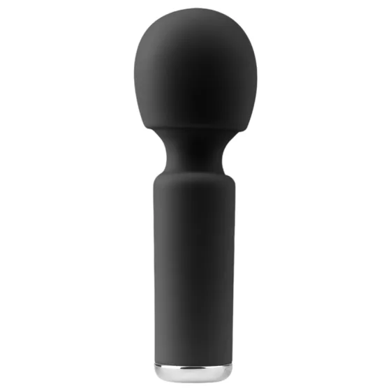 Easytoys - mini masážní vibrátor - dobíjecí - černý
