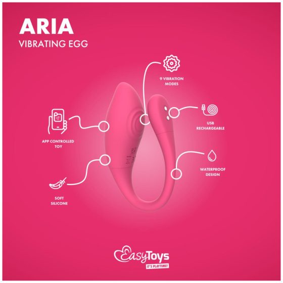 EasyConnect - okos vibrációs tojás (pink)