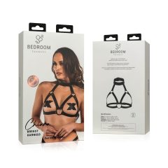   Ložnicové fantazie Chiara - tělový pásový top (černý) - S-XL