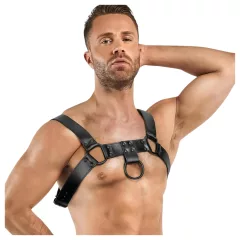 Bedroom Fantasies Bruno - černý postroj na tělo (S-XL)