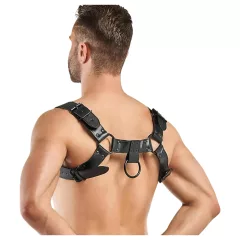 Bedroom Fantasies Bruno - černý postroj na tělo (S-XL)