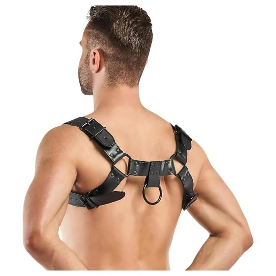 Ložnicové fantazie Bruno - tělový postroj (černý) - S-XL