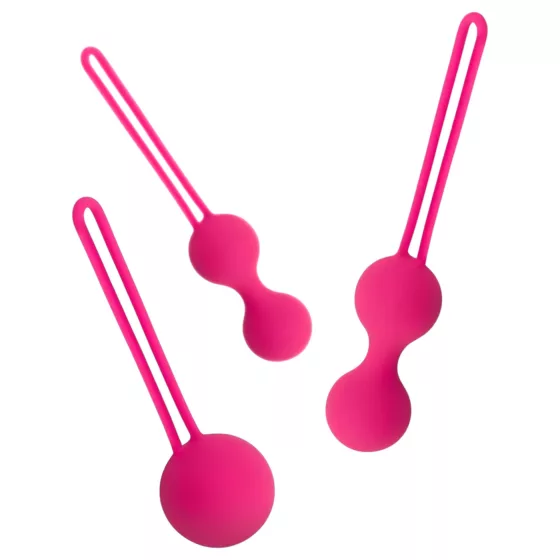 Easytoys - venušiny kuličky sada - 3 kusy - růžové