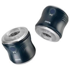   FPPR. - vibrační akumulátorový oboustranný masturbátor - modrý