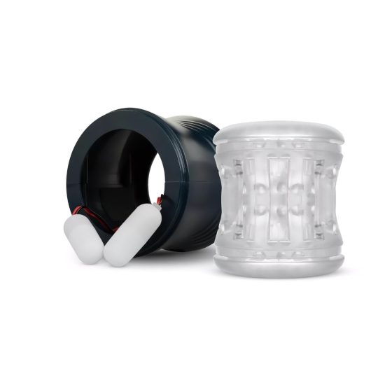 FPPR. - nabíjecí, vibrační, oboustranný masturbátor (modrý)