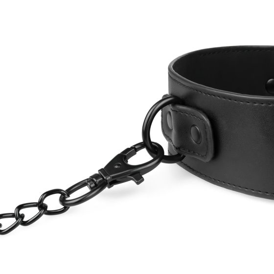 Ložnicové Fantazie - kompletní bondage sada - 4 díly (černá)