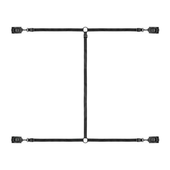 Bedroom Fantasies - poutací sada k posteli - černá