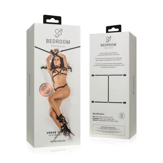 Bedroom Fantasies - poutací sada k posteli - černá