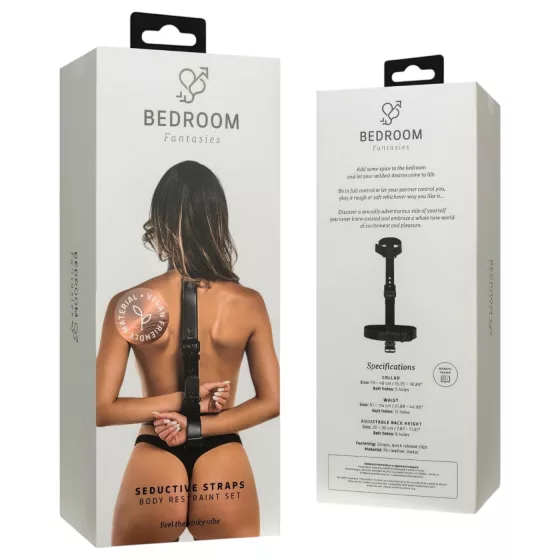 Bedroom Fantasies - BDSM pouta s obojkem - černá