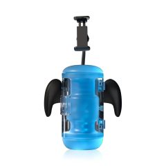   BLOWCAST Wingman Pro - automatický masturbátor (modro-černý)