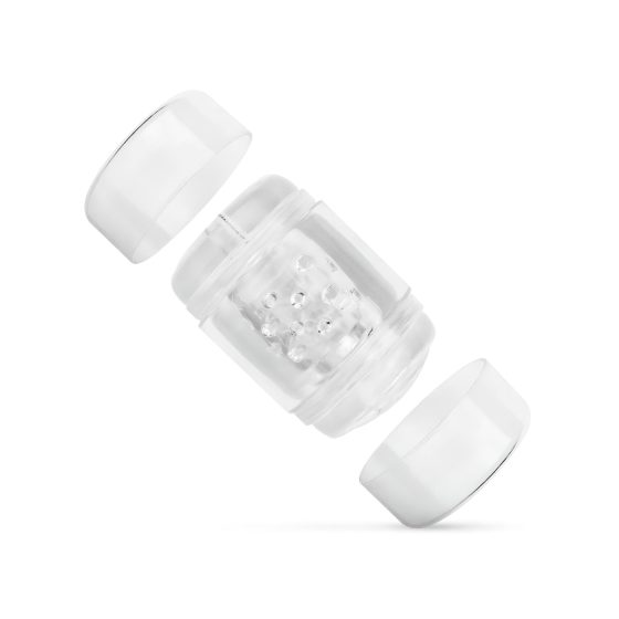 FPPR. - oboustranný masturbátor - vagína & ústa (průhledný)