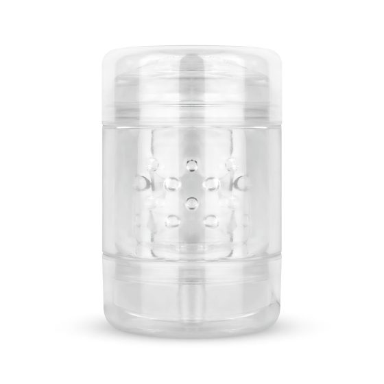 FPPR. - oboustranný masturbátor - vagína & ústa (průhledný)